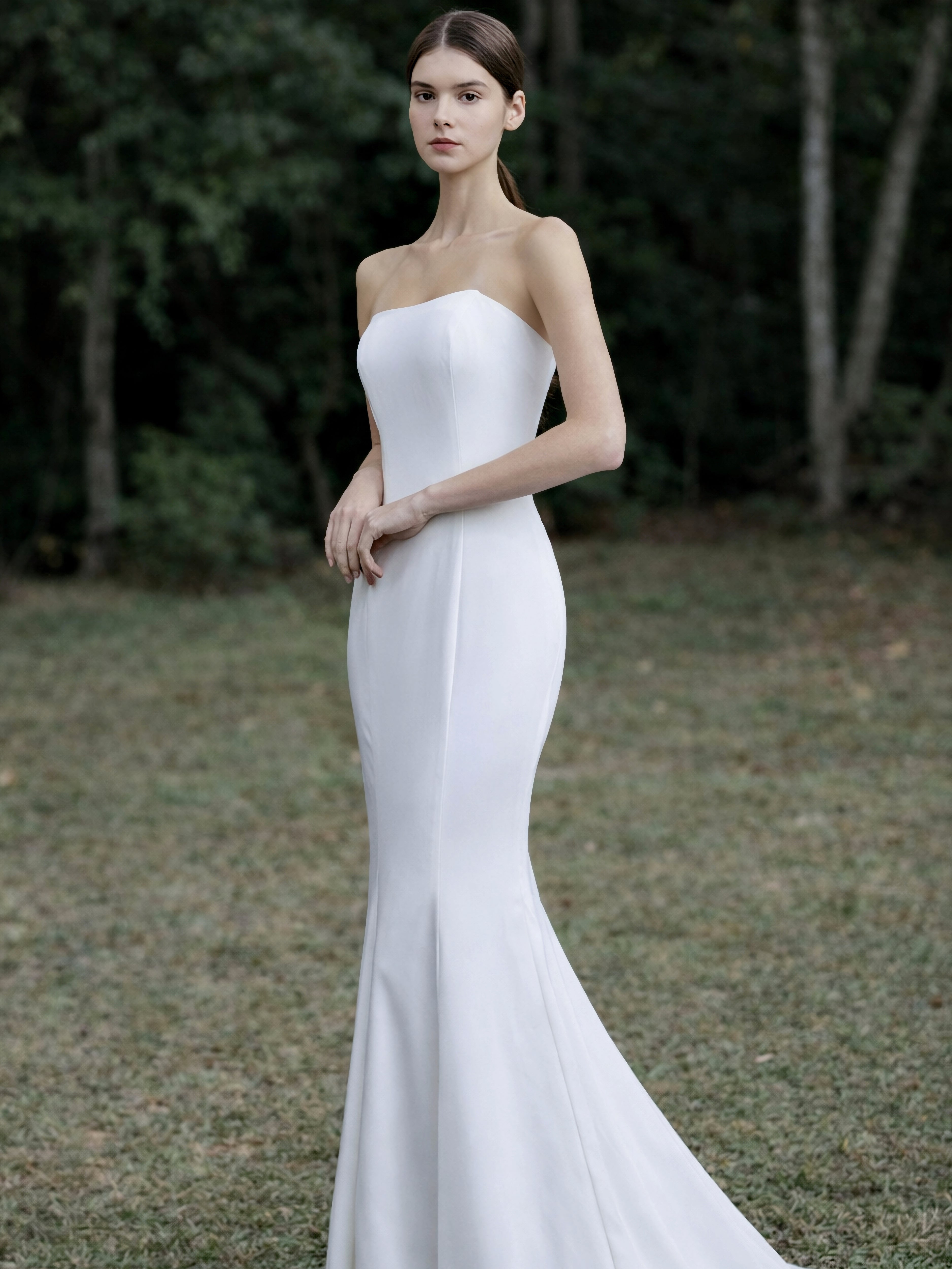 Strapless Mermaid Wedding Dress