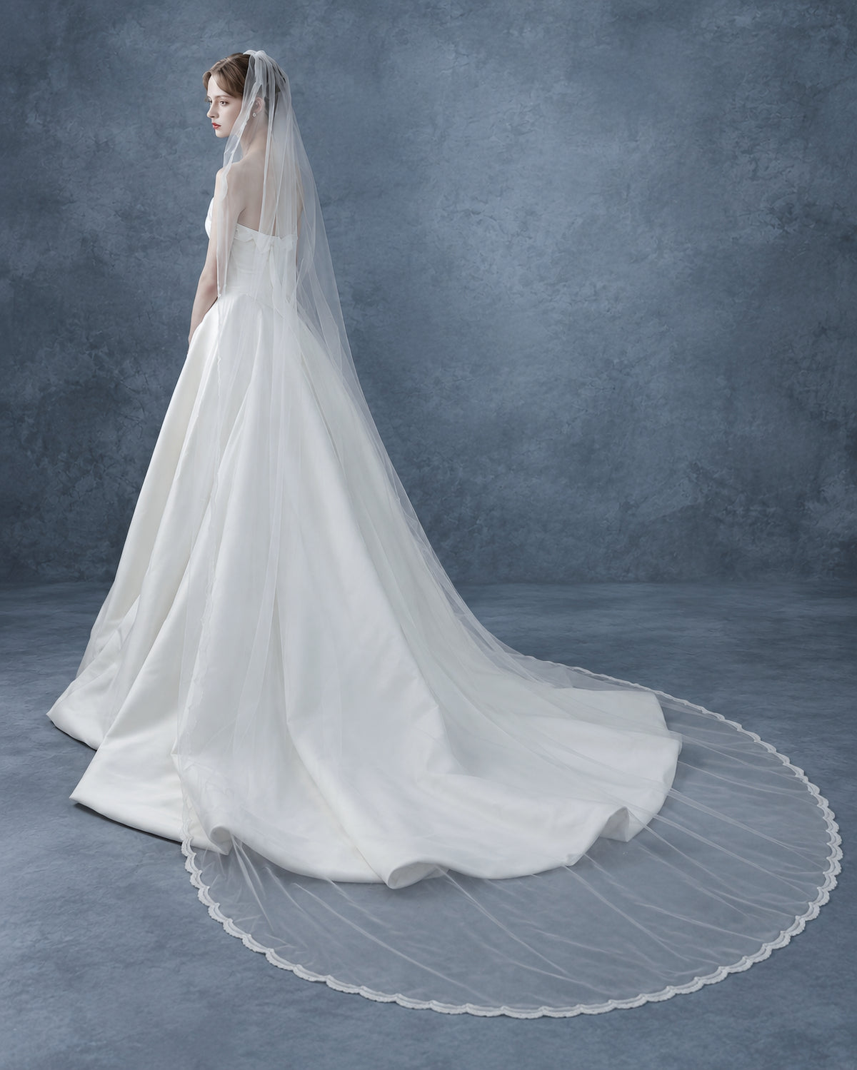 Chantilly Lace Edge Bridal Veil