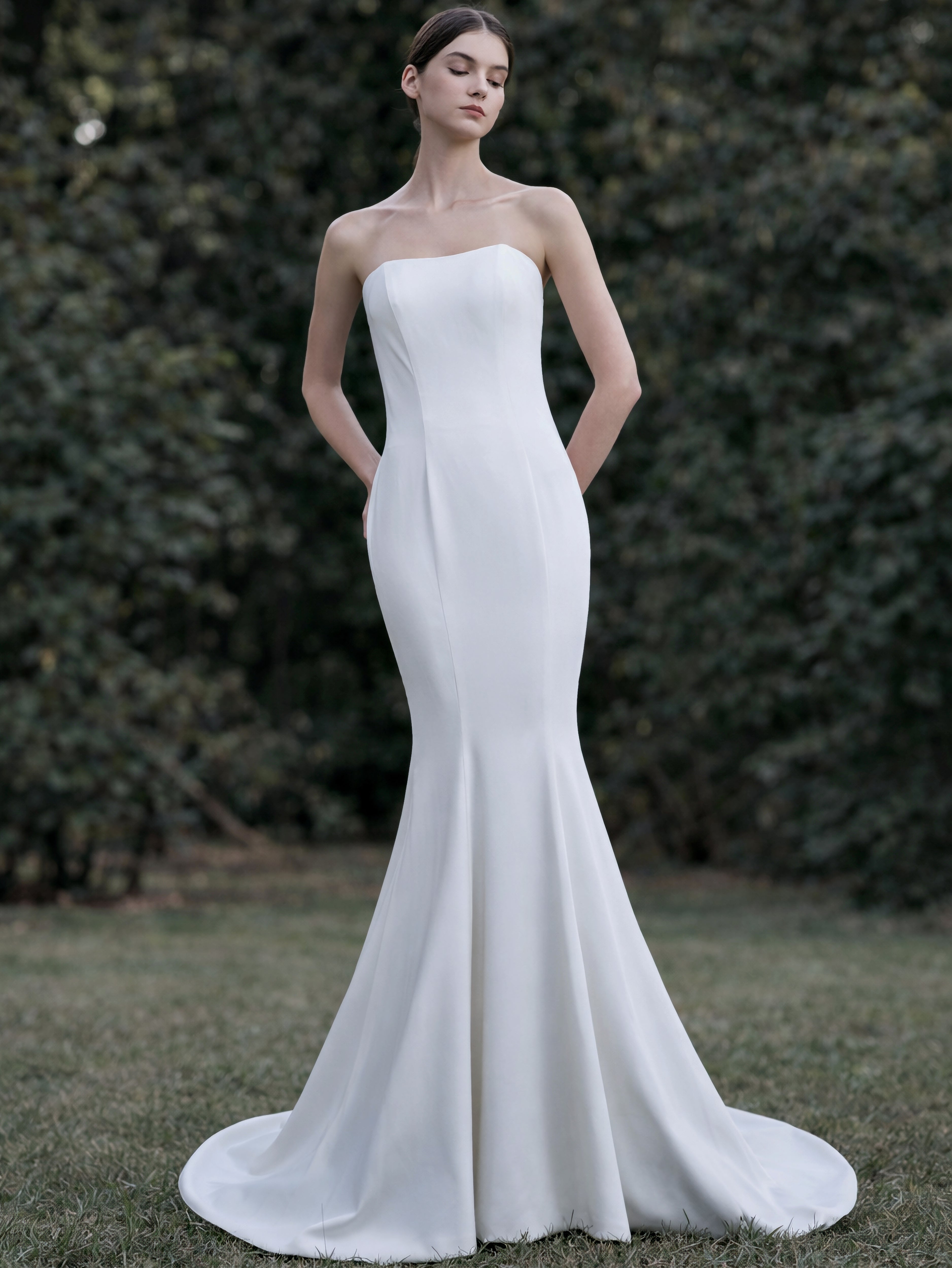 Strapless Mermaid Wedding Dress
