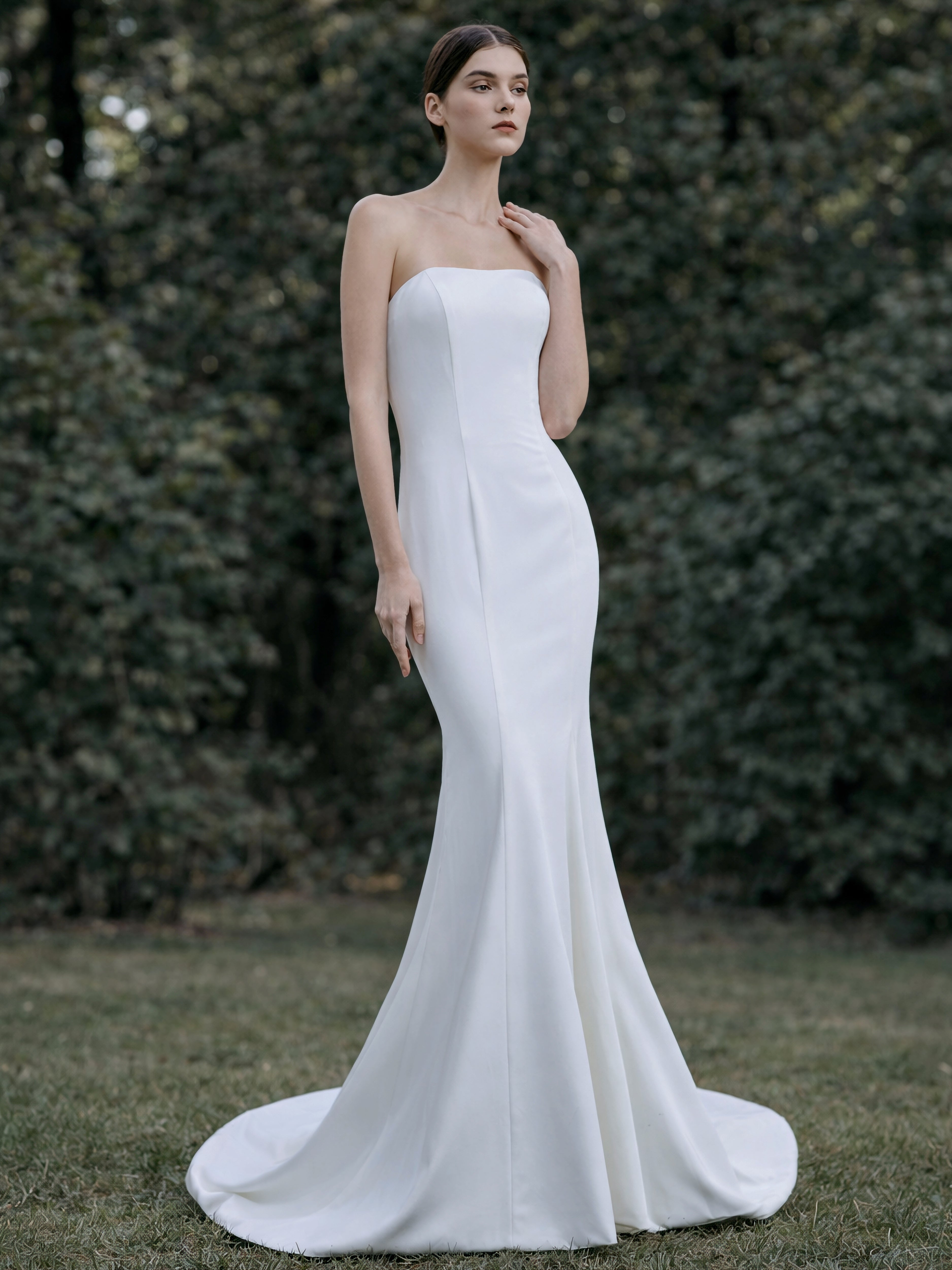 Strapless Mermaid Wedding Dress