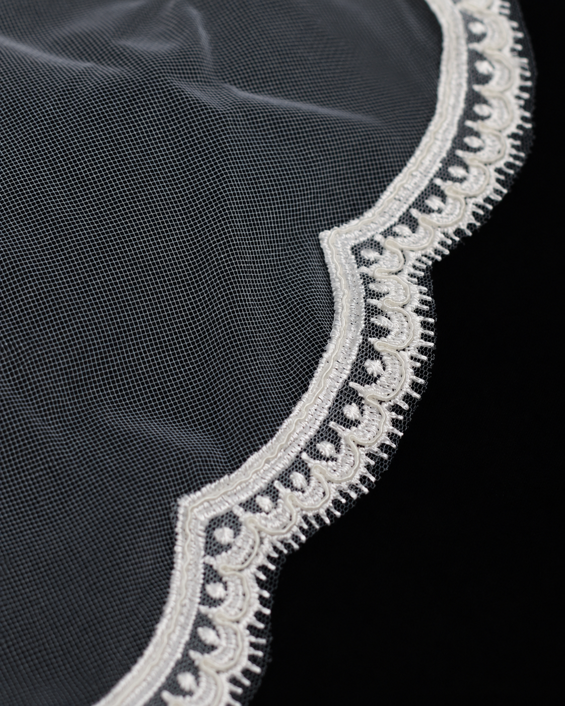 Chantilly Lace Edge Bridal Veil