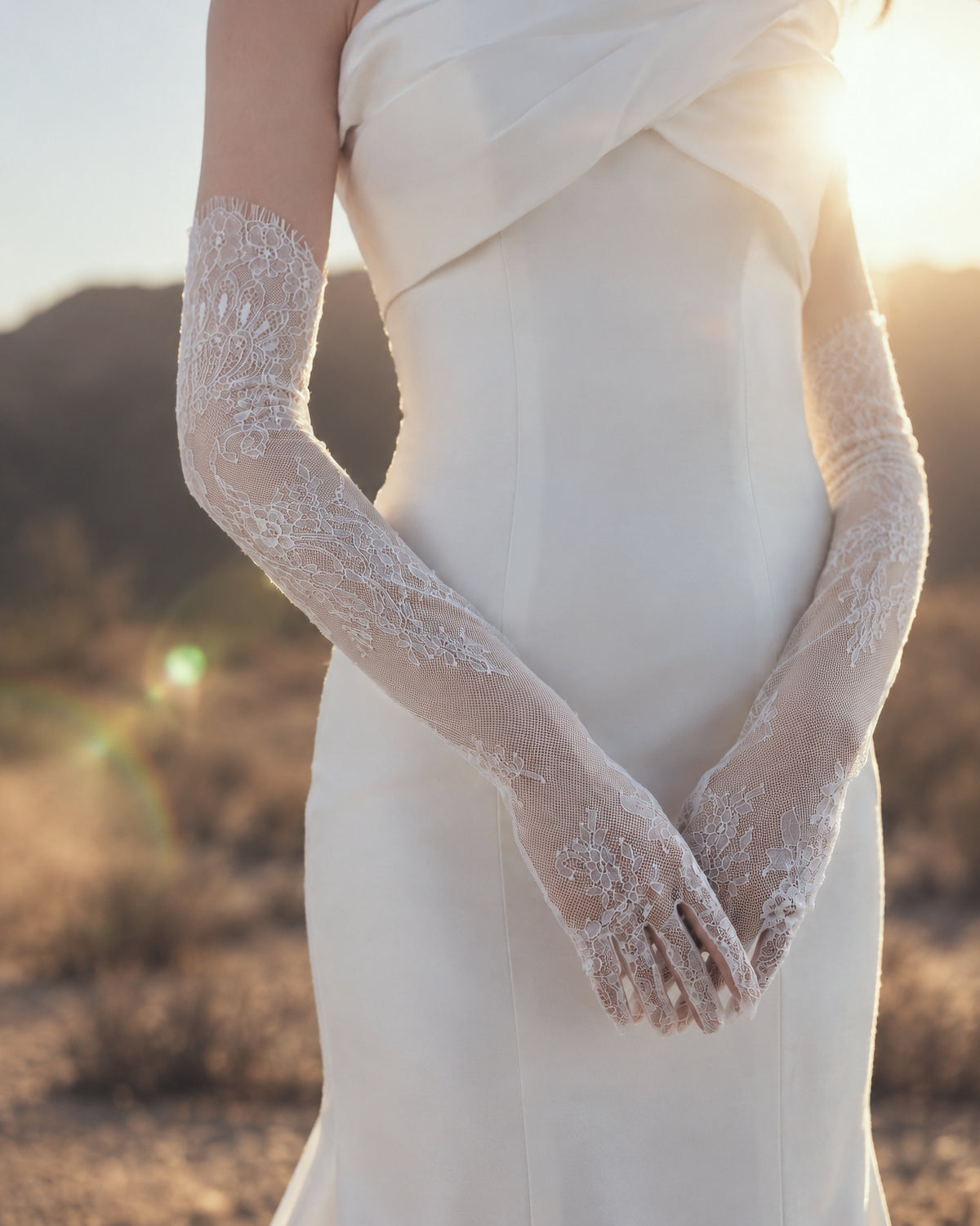 Lace Wedding Gloves