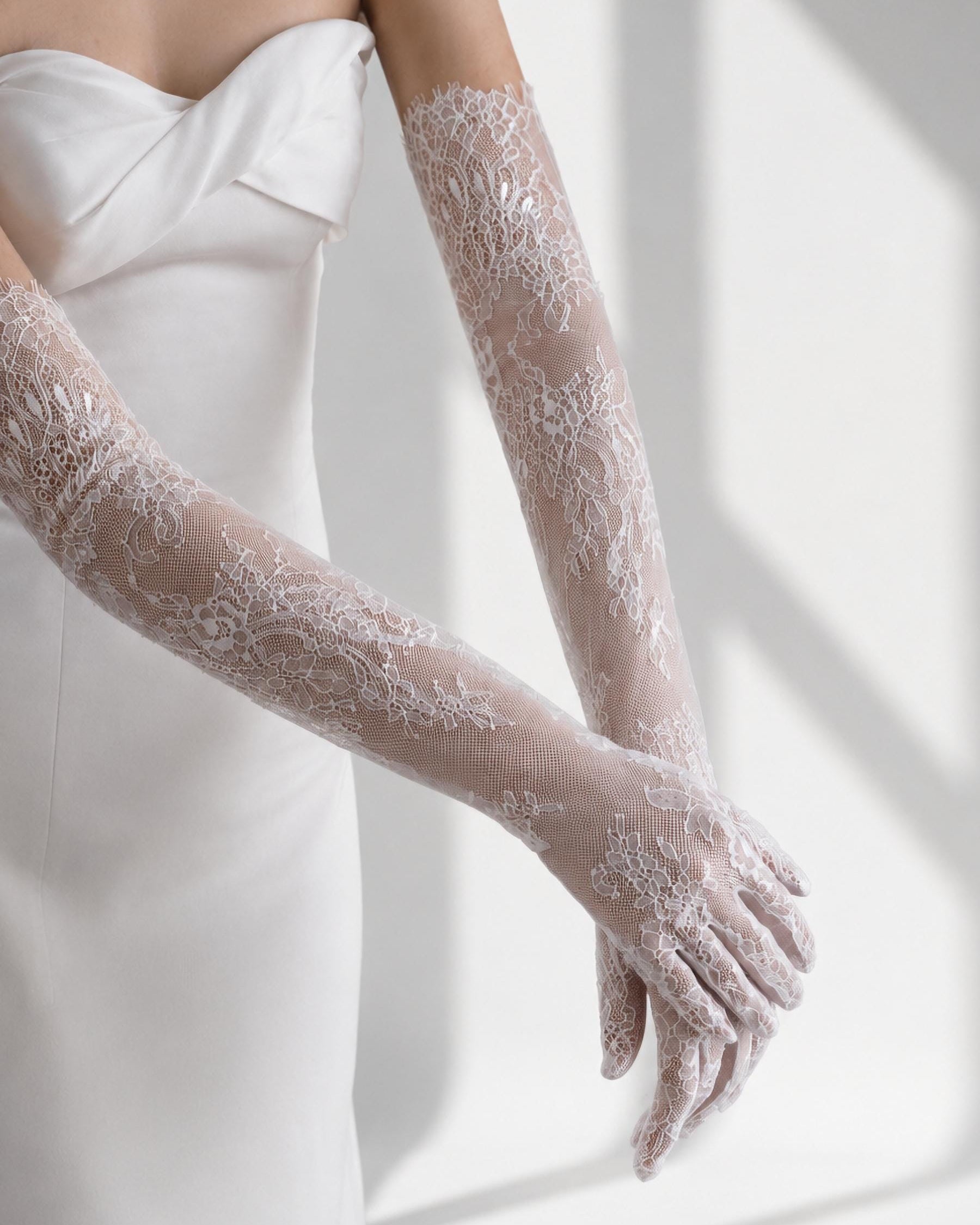 Lace Wedding Gloves