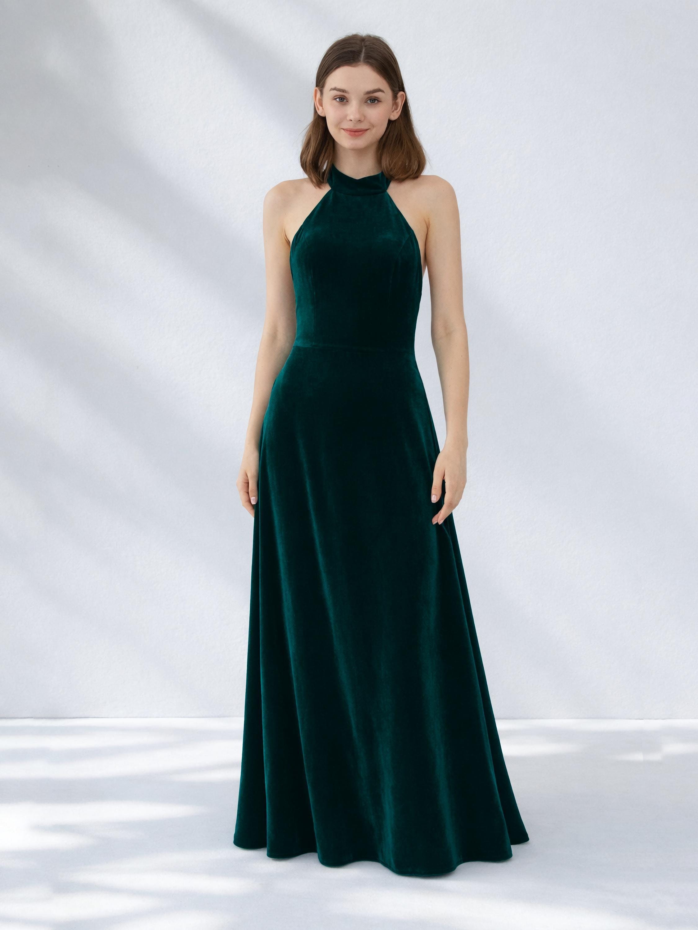 Astrantia Velvet Dress