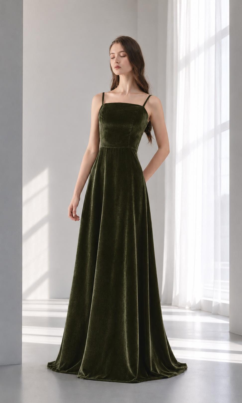 Daffodil Velvet Dress