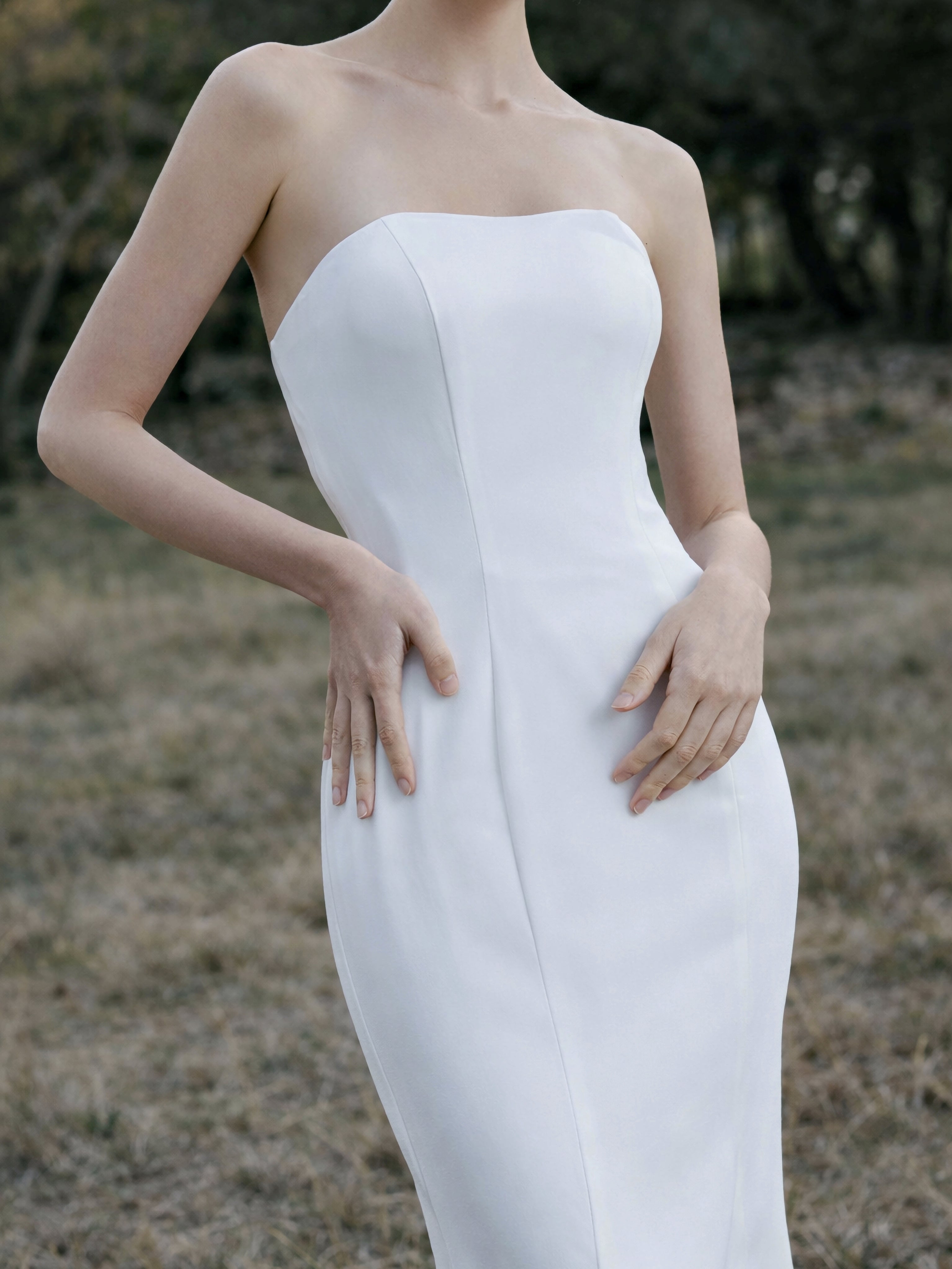 Strapless Mermaid Wedding Dress