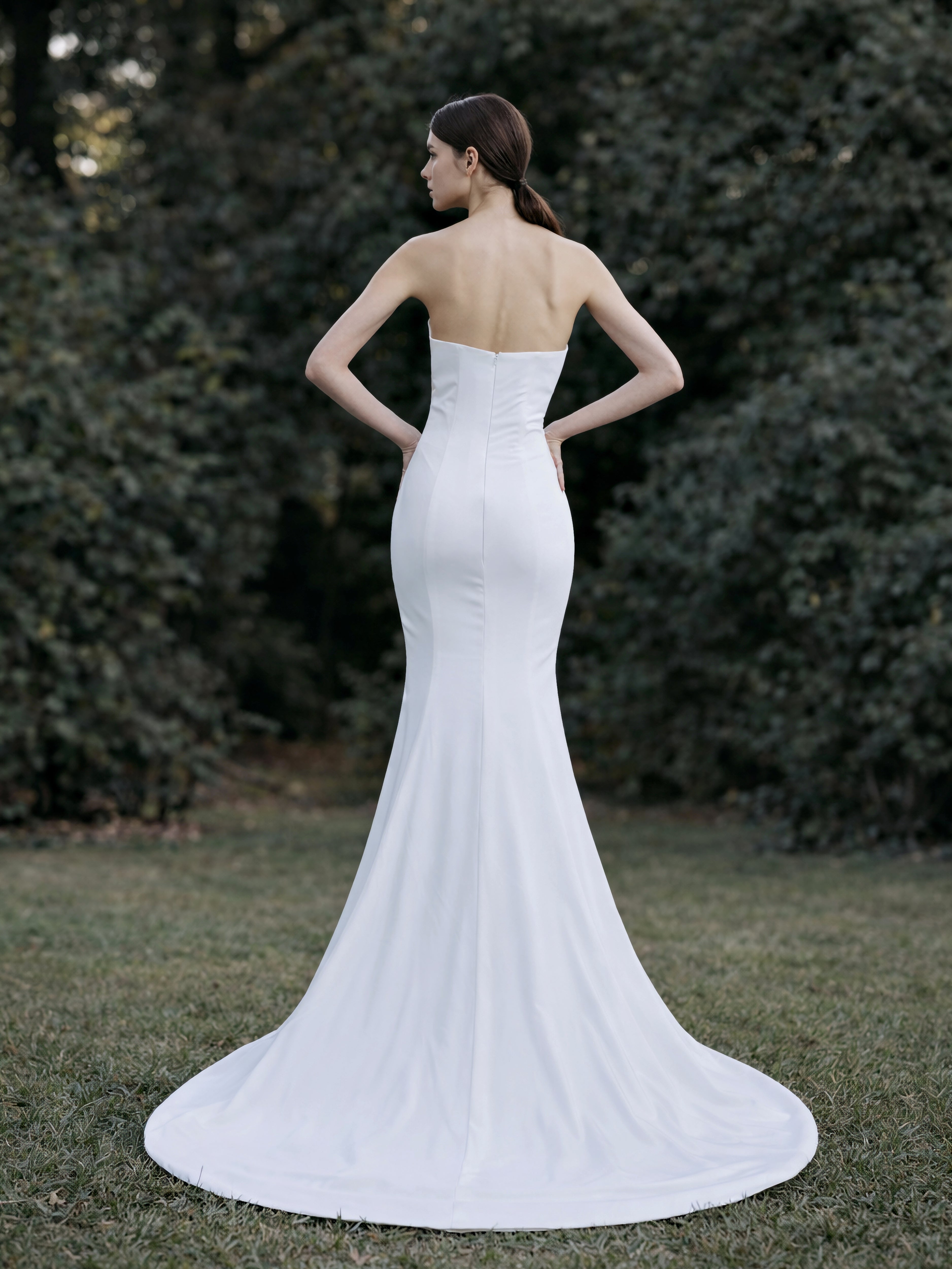 Strapless Mermaid Wedding Dress