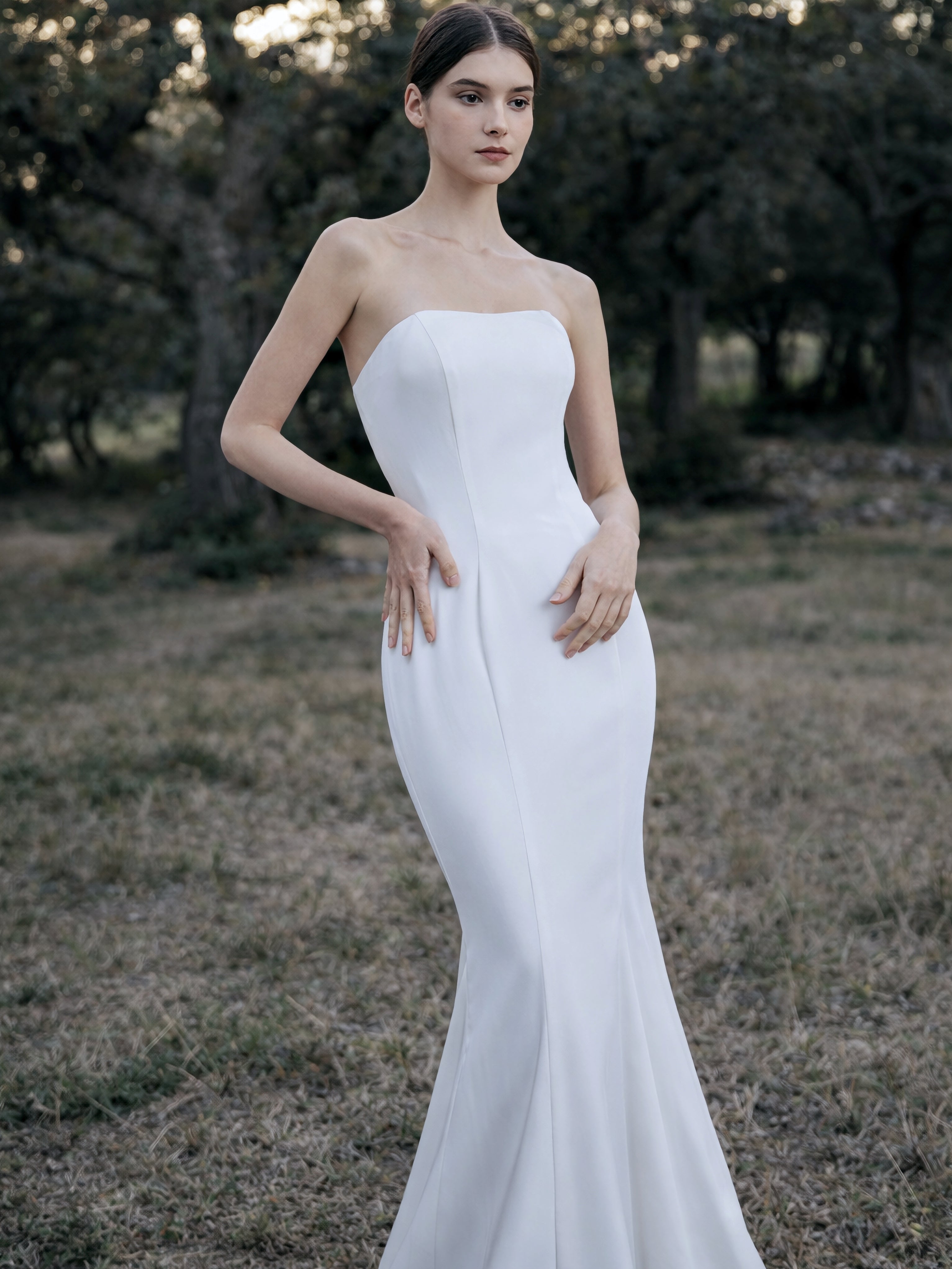 Strapless Mermaid Wedding Dress
