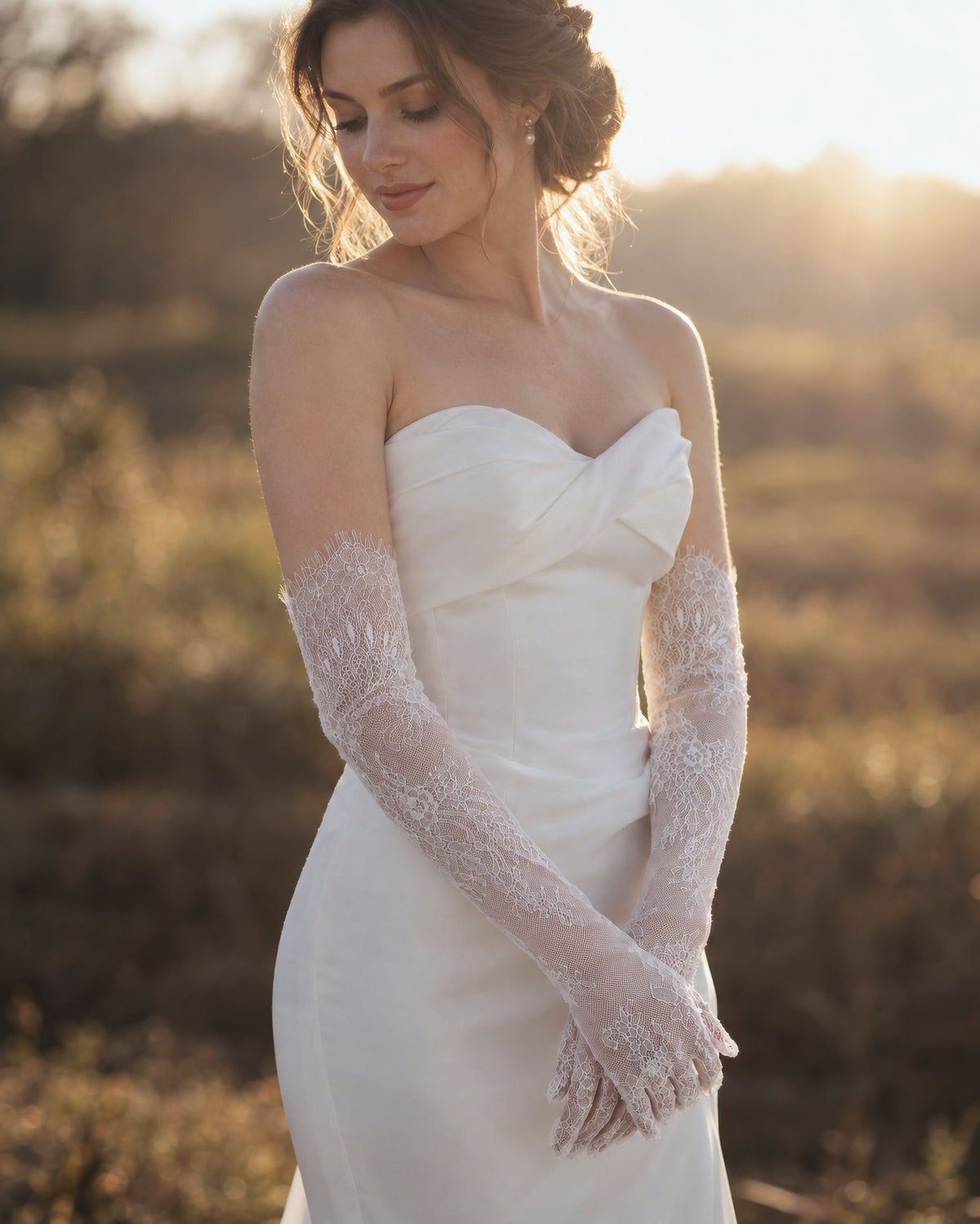 Lace Wedding Gloves