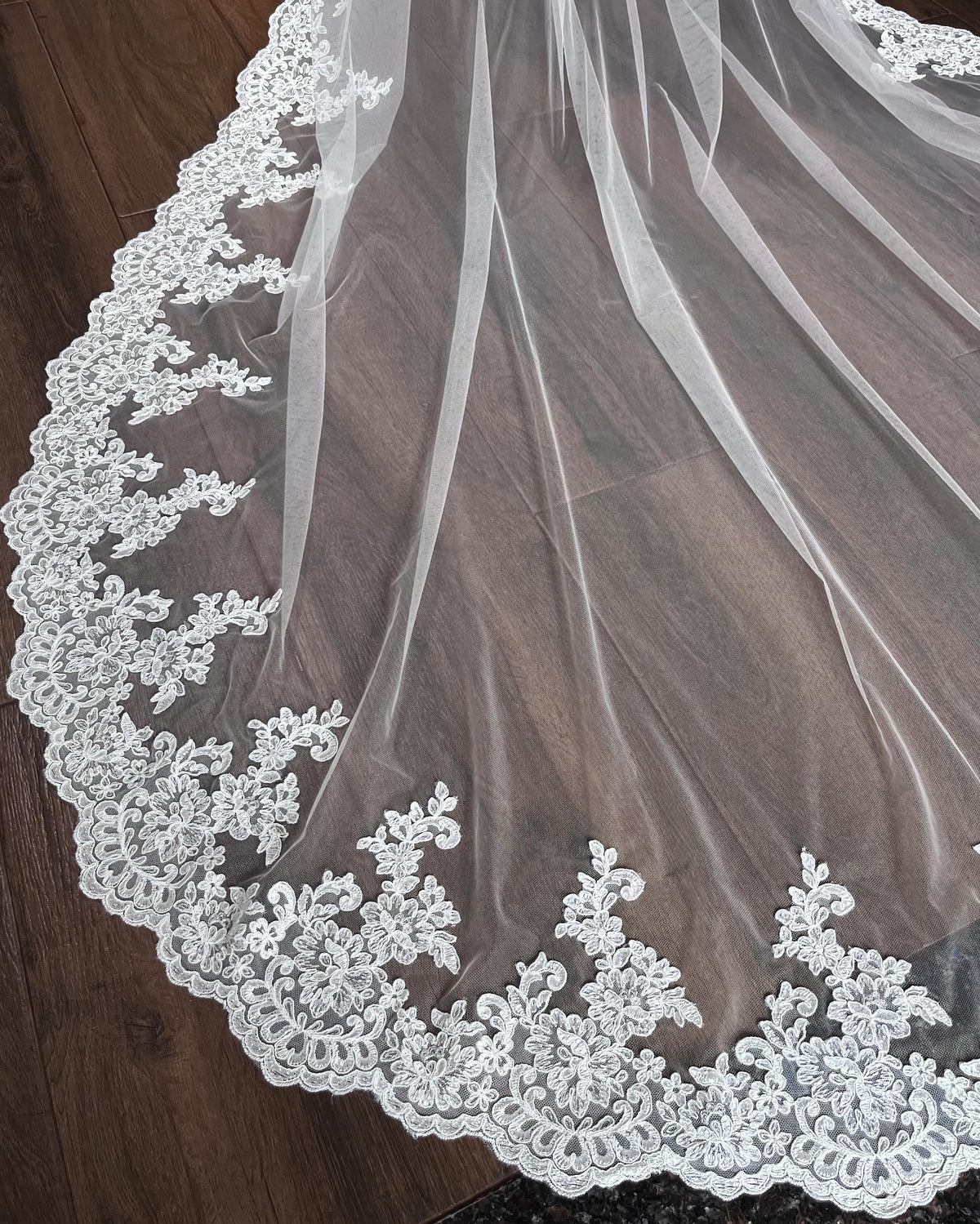 Lace Wedding Blusher Veil