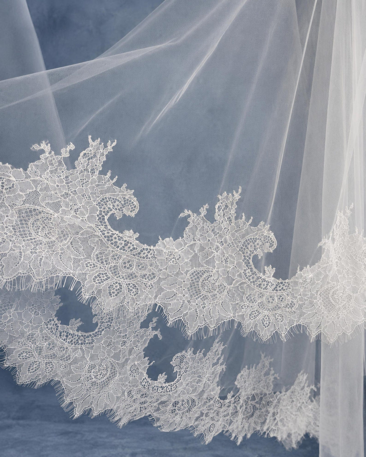 Chantilly Lace Blusher Veil