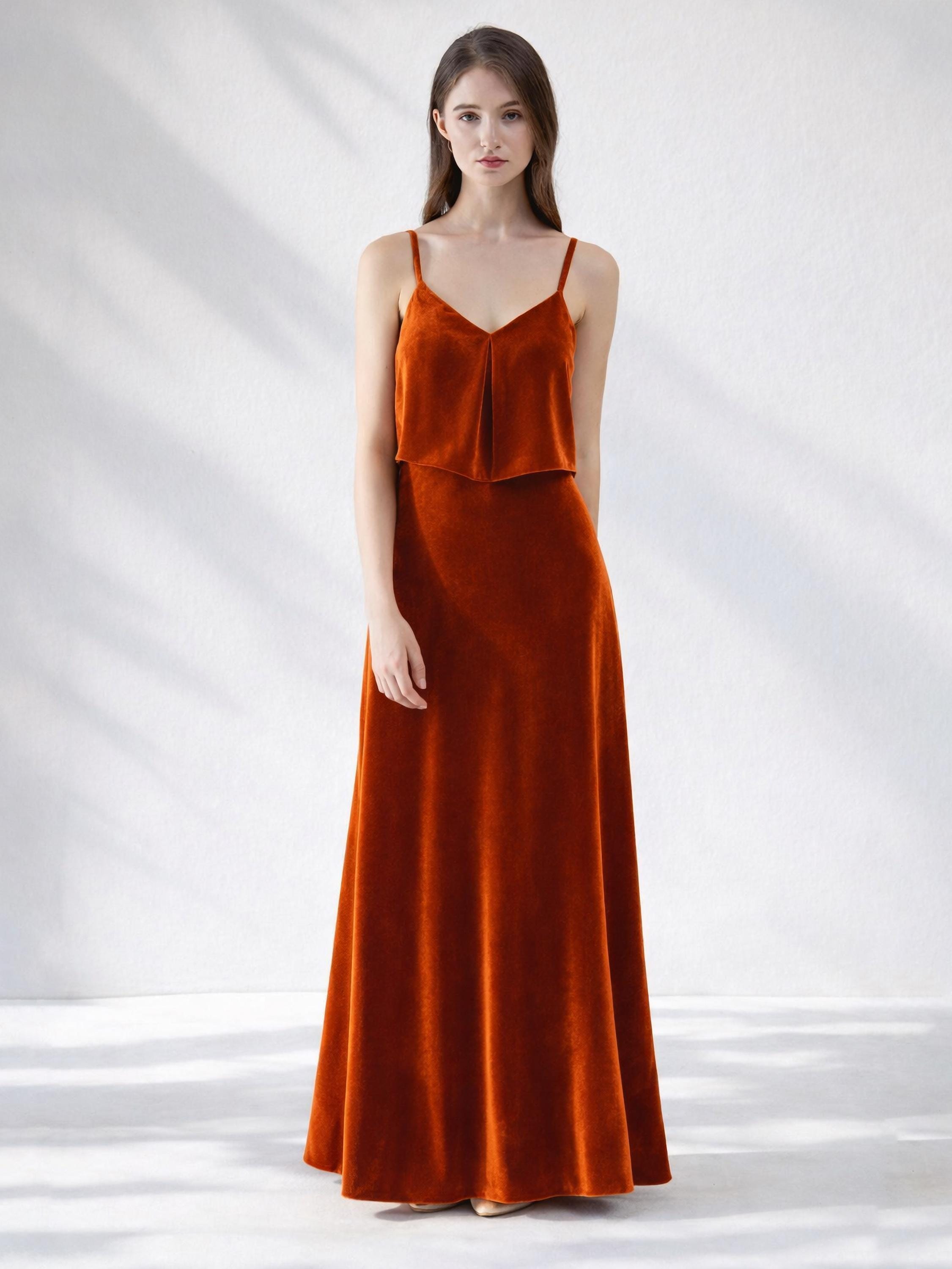 Rose Velvet Dress