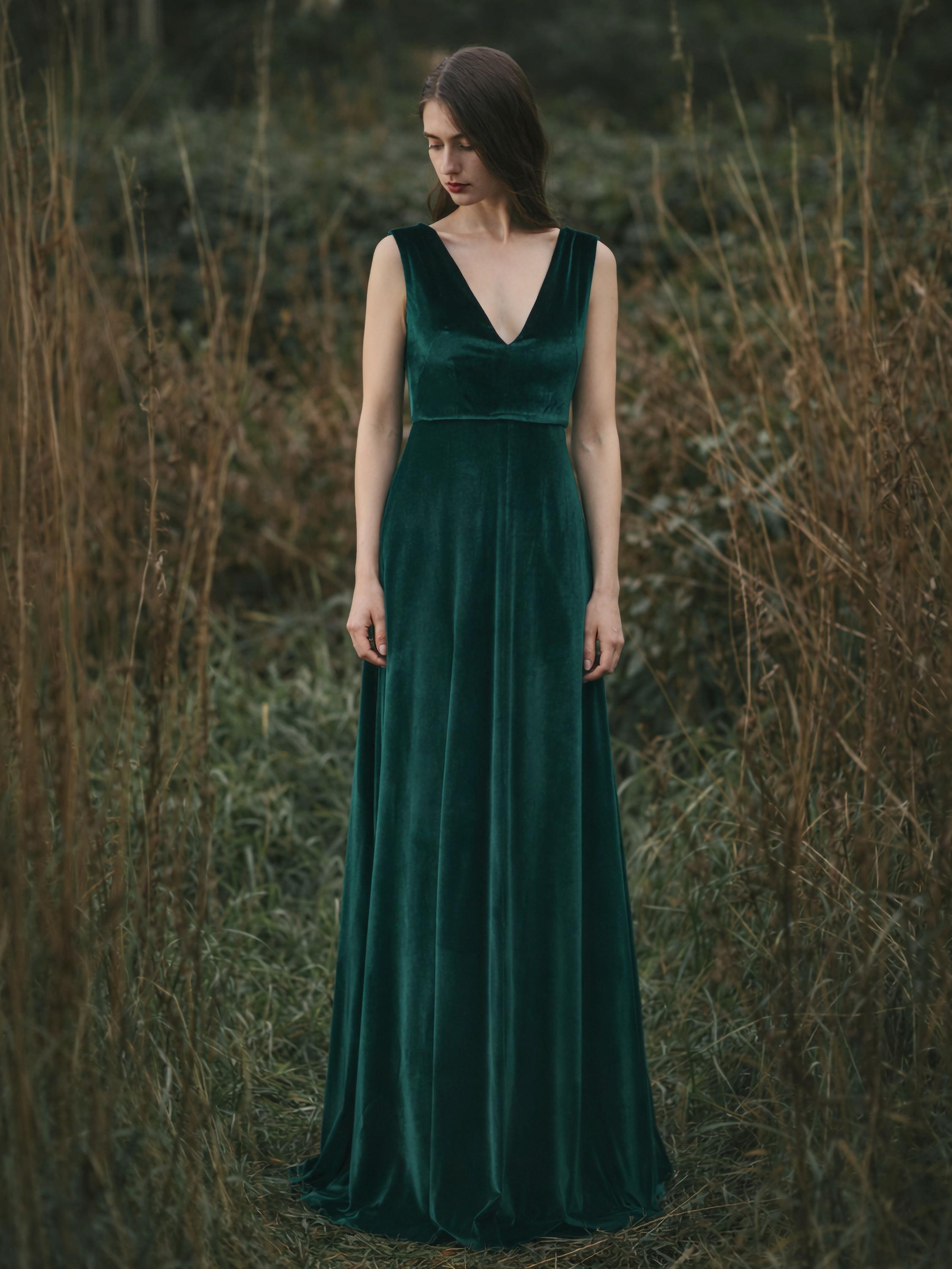Orchid Velvet Dress