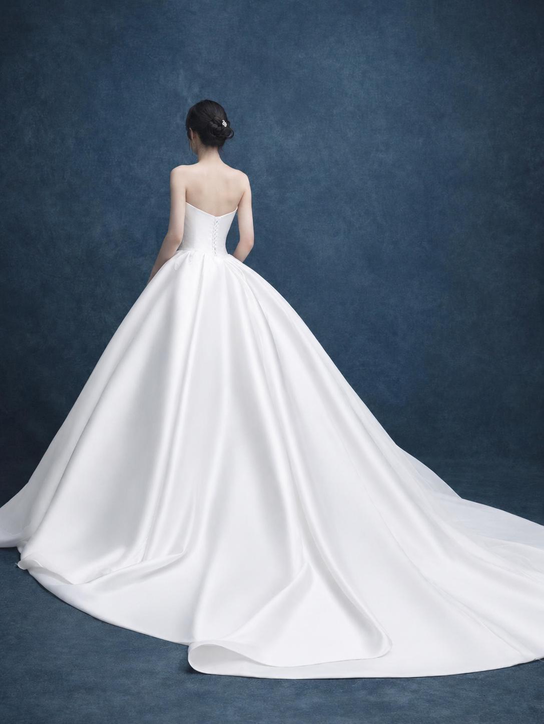 Satin Ball Gown Wedding Dress