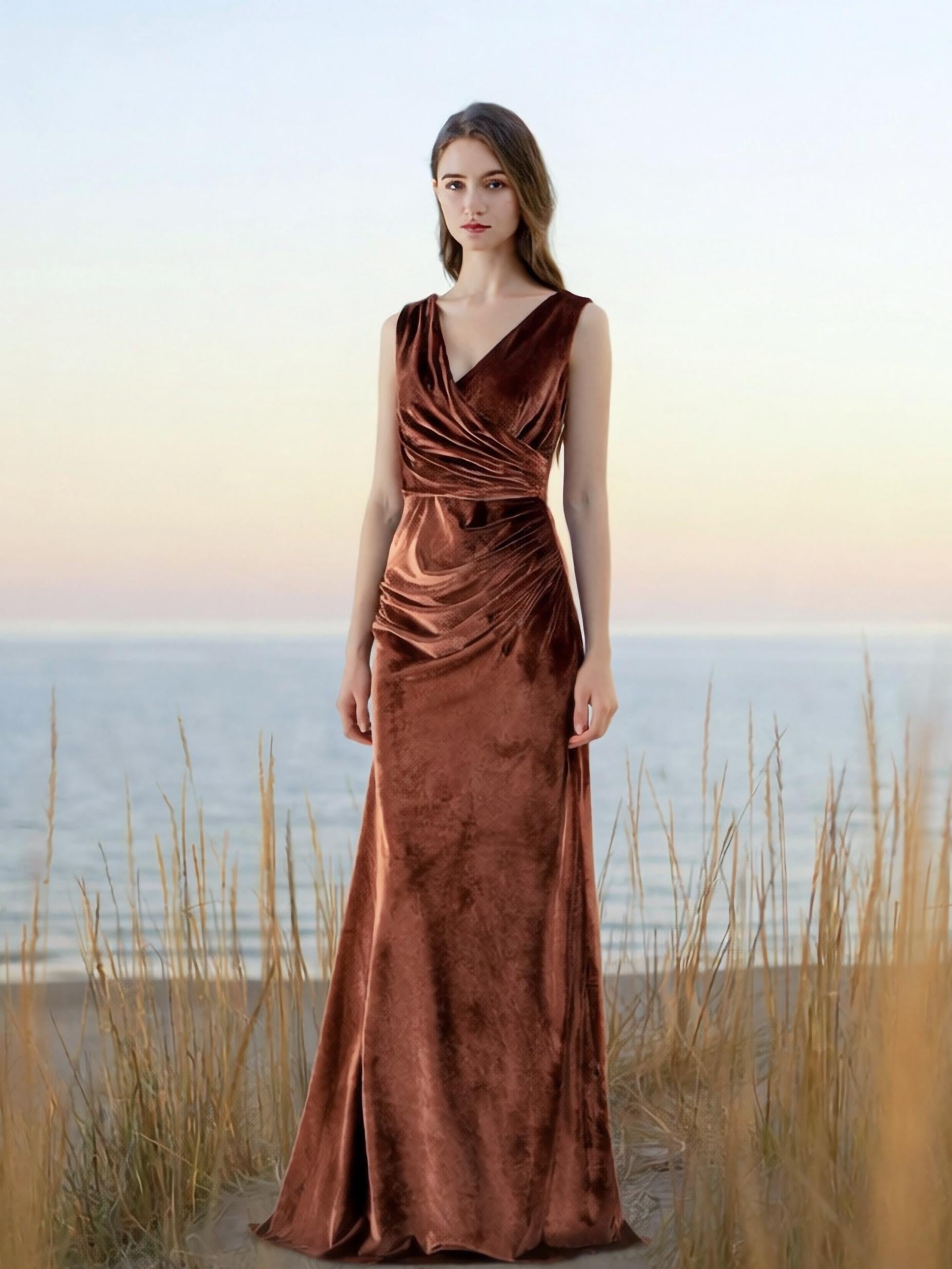 Chrysanthemum Velvet Dress