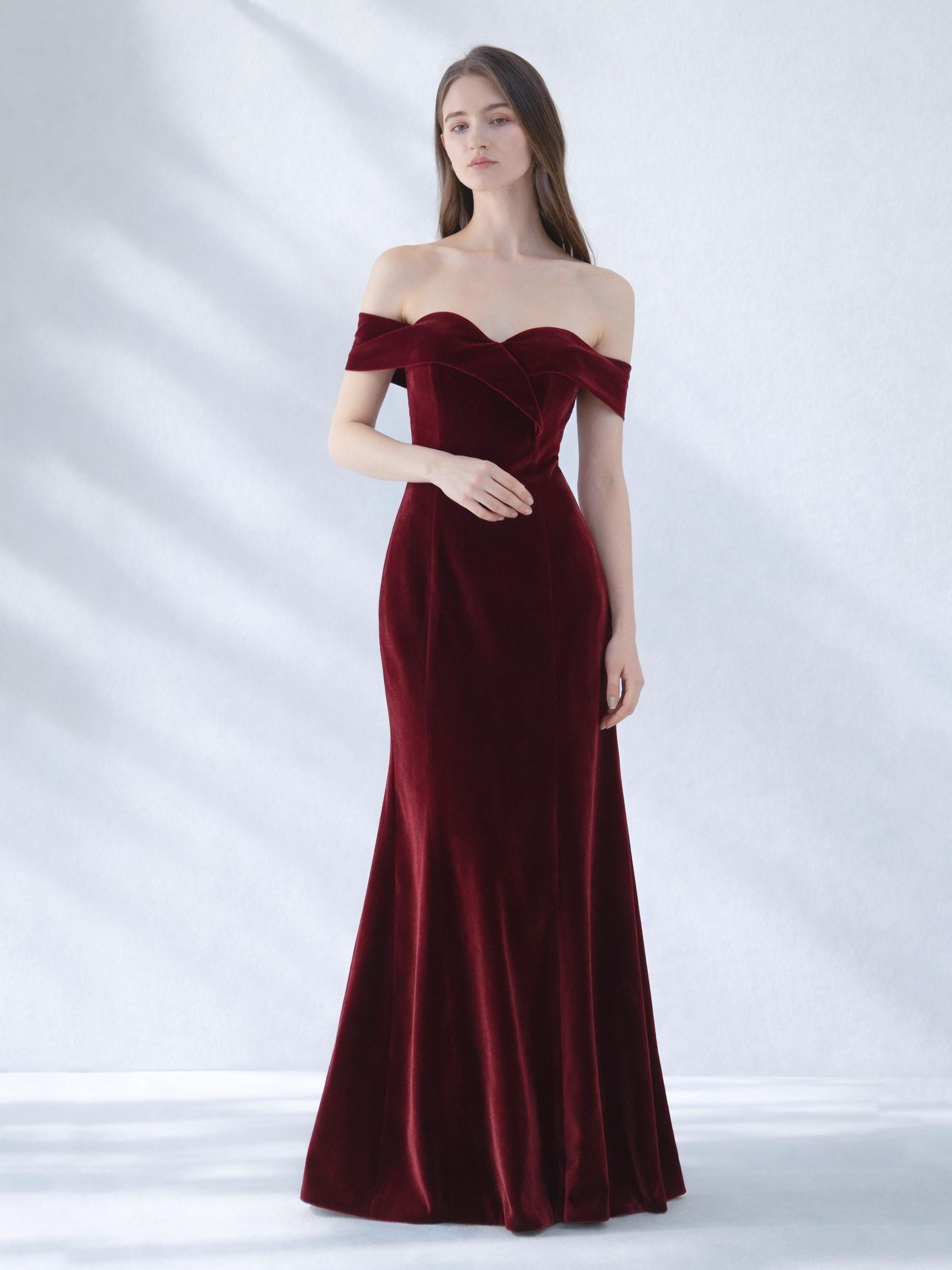 Clematis Velvet Dress