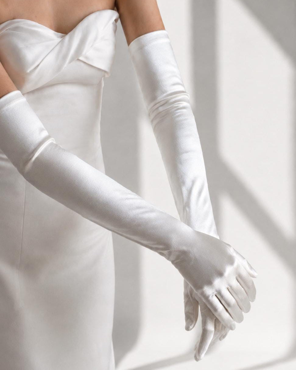 Satin Bridal Gloves